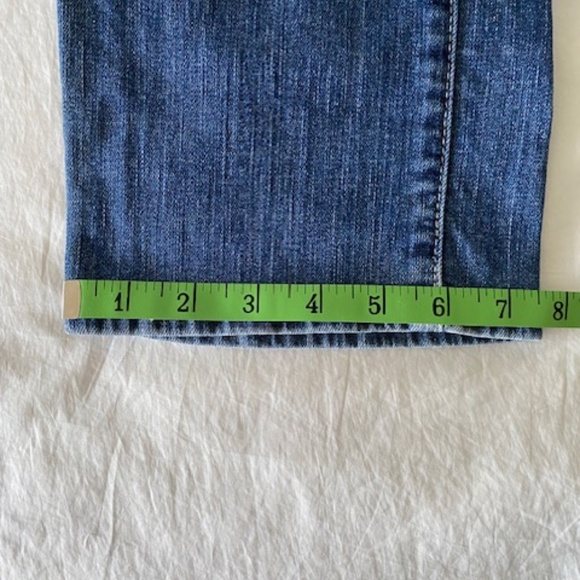7 for all mankind (worn once) low straight medium wash jeans - 32 - Picture 9 of 9
